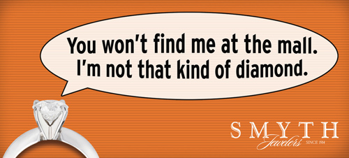 Печатная реклама "Mall", бренд: Smyth Jewelers, агентство: MGH, Baltimore