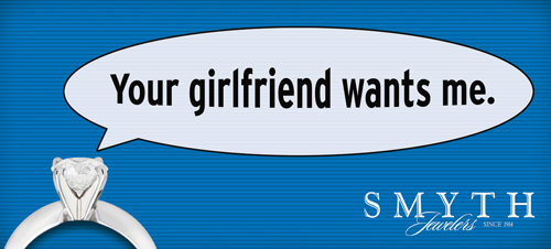 Печатная реклама "Подружка", бренд: Smyth Jewelers, агентство: MGH, Baltimore