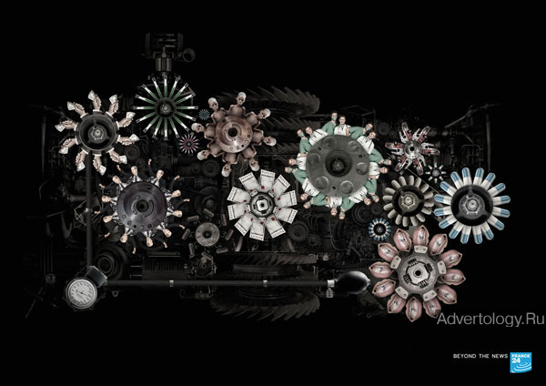 Печатная реклама "Medical", бренд: France 24, агентство: Marcel Paris