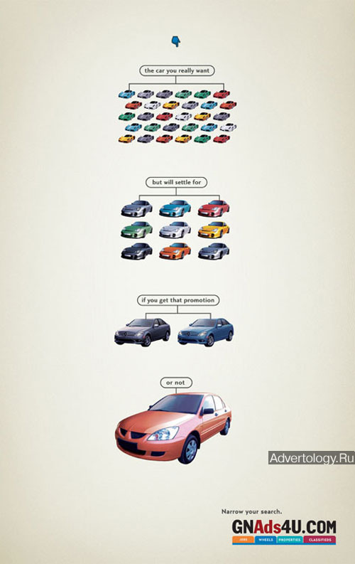 Печатная реклама "Cars", бренд: Gulf News, агентство: Team/Y&R Dubai