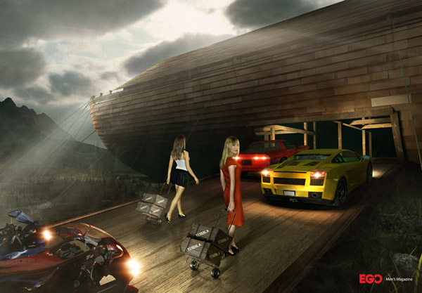 Печатная реклама "Ковчег", бренд: EGO, агентство: Provid