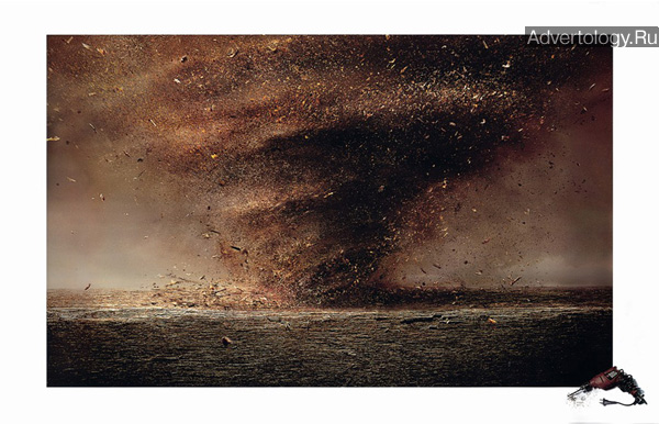 Печатная реклама "Wood", бренд: Black & Decker, агентство: Ogilvy & Mather Bangkok