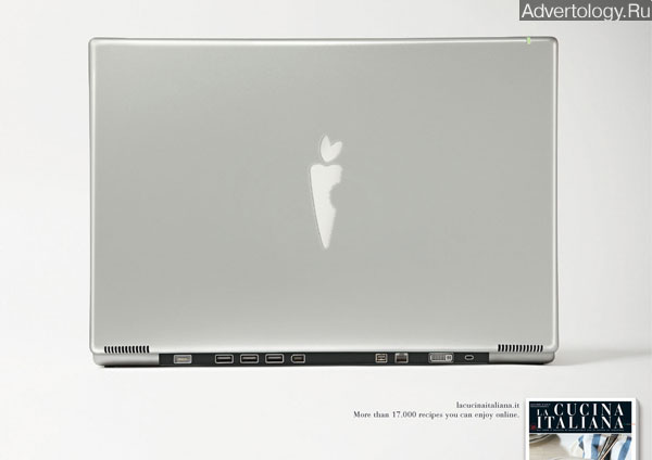 Печатная реклама "Carrot", бренд: lacucinaitaliana.it, агентство: D’Adda Lorenzini Vigorelli BBDO