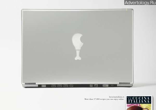 Печатная реклама "Chicken", бренд: lacucinaitaliana.it, агентство: D’Adda Lorenzini Vigorelli BBDO