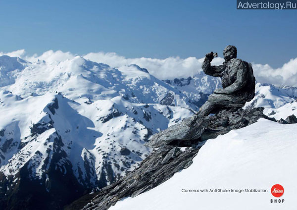 Печатная реклама "Mountain", бренд: Leica Shop, агентство: Demner Merlicek & Bergmann Viennaicek & Bergmann