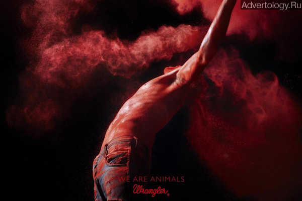 Печатная реклама "RED P03", бренд: Wrangler Jeans, агентство: Fred & Farid, Paris