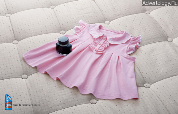 Печатная реклама "Ink", бренд: Clorox for Colours, агентство: DDB Dubai