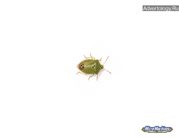 Печатная реклама "Crash dummy 2", бренд: Micro Machines, агентство: Ogilvy Guatemala